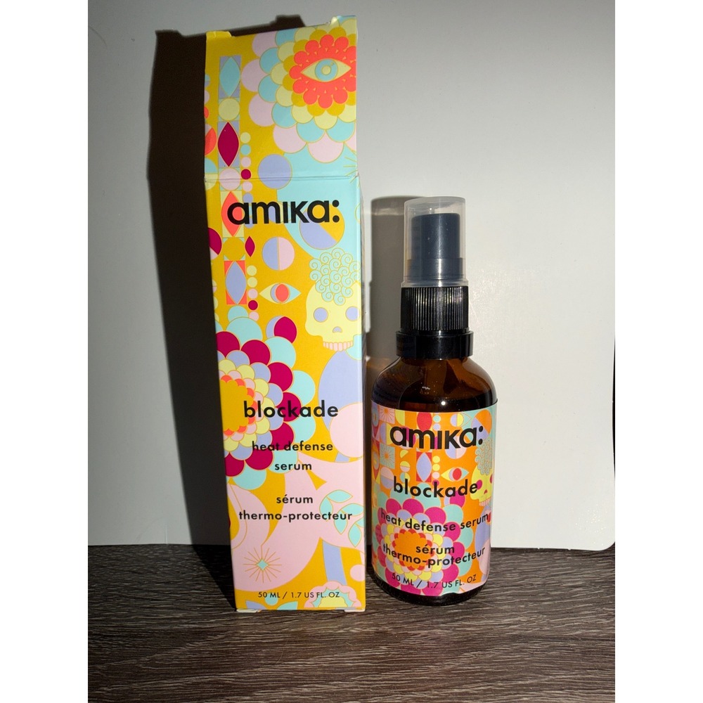 Amika Blockade Heat Defense Serum 1.7‎ oz New in Box hair care discontinued